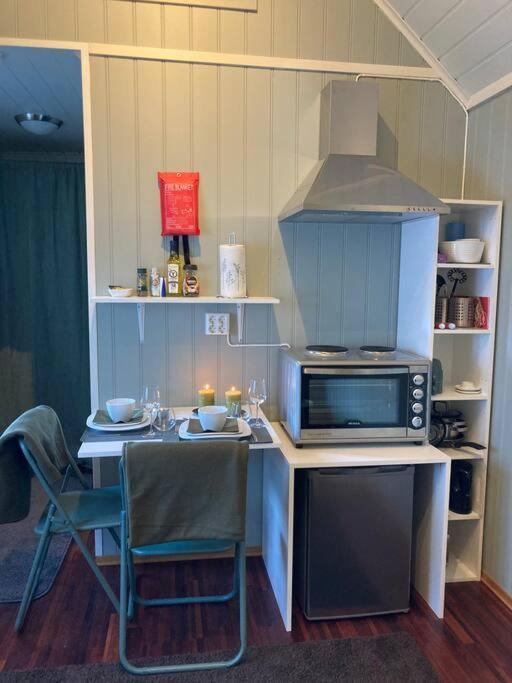 Idyllisk Lite Anneks Med Enestaende Uteplass Larvik Exterior foto